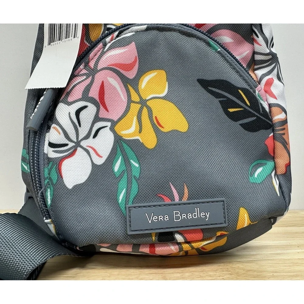 Vera Bradley Lighten Up Essential Compact Sling Backpack - Coastal Paradise New